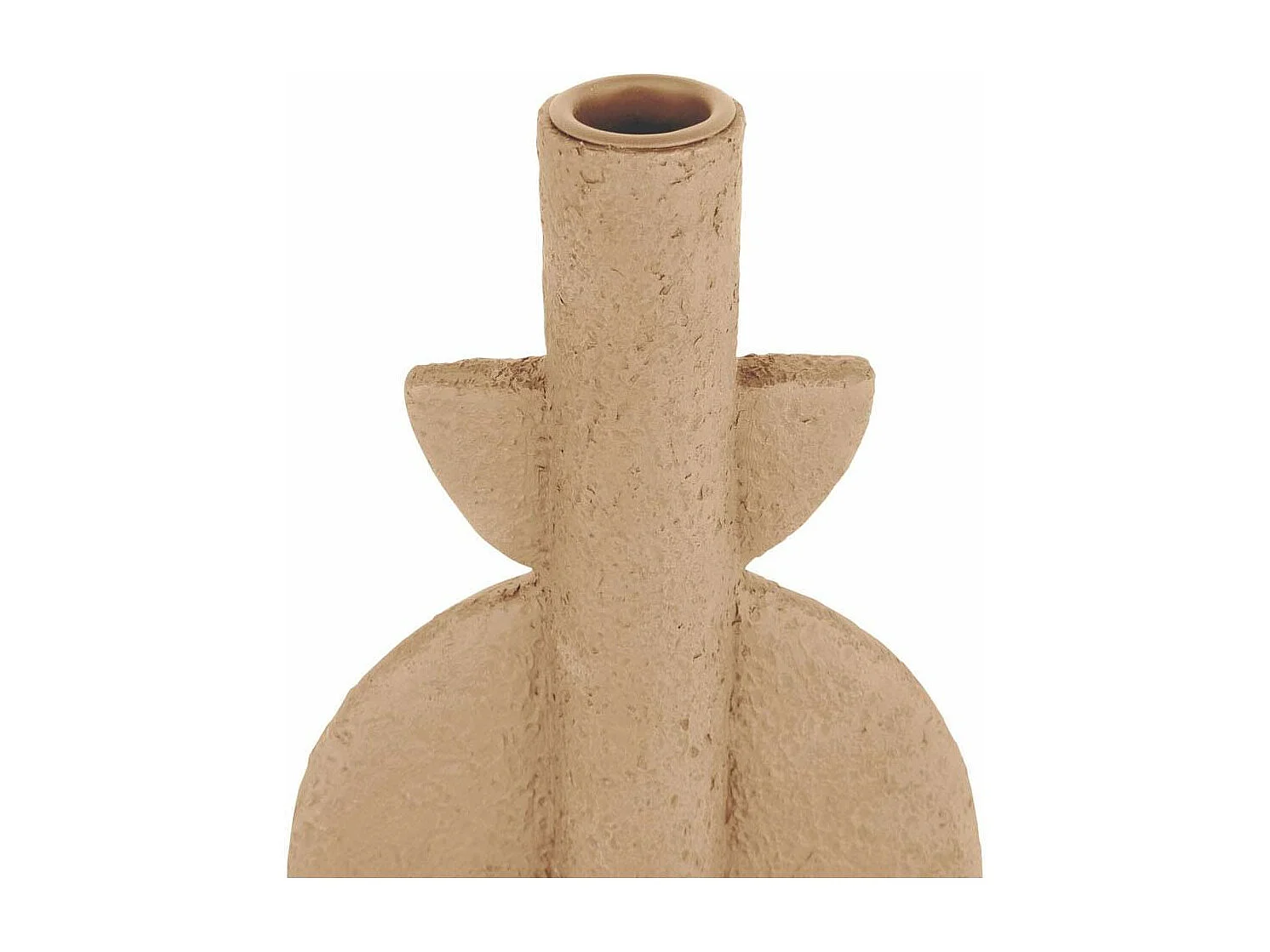 Bougeoir en résine Bubble Marron sable