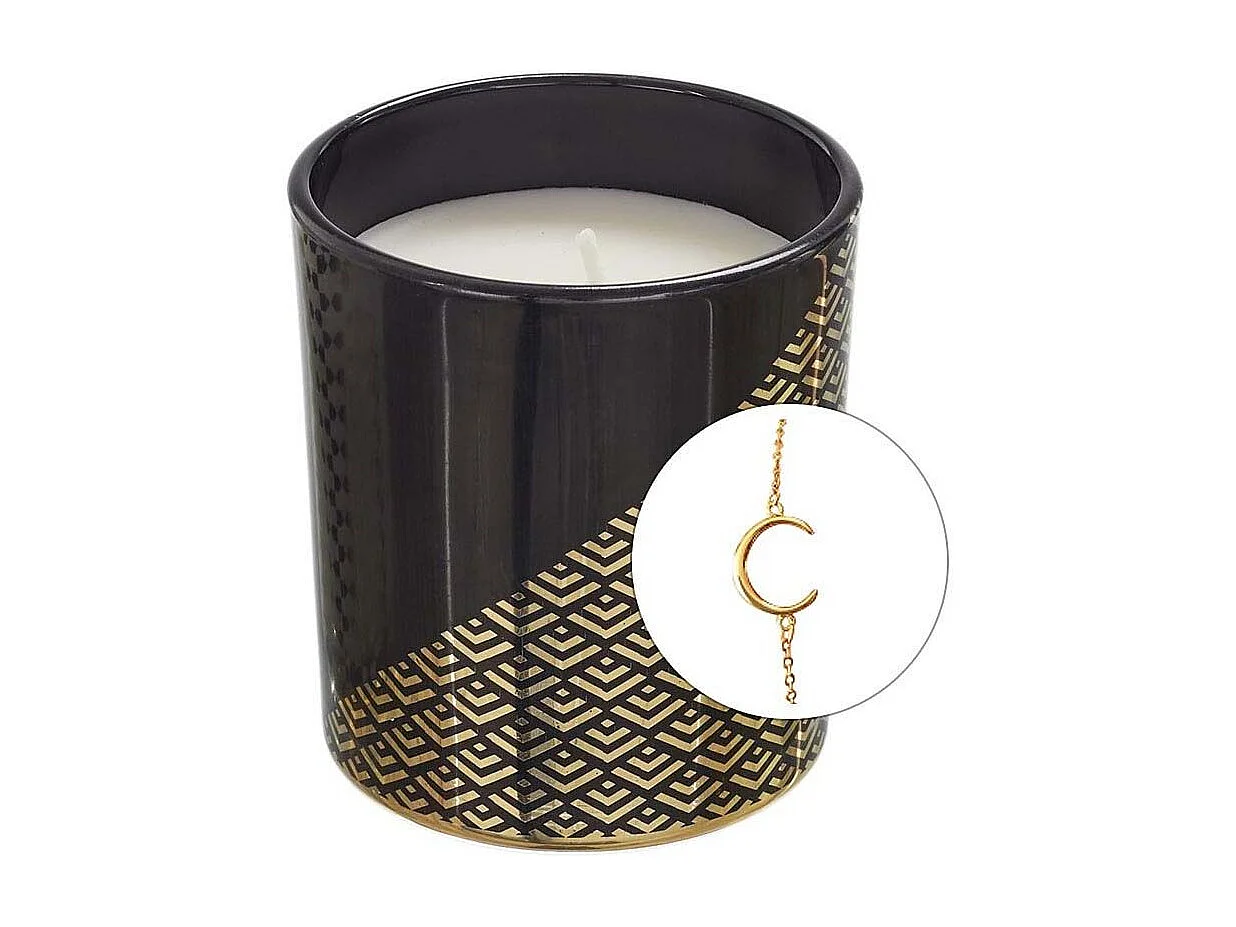 Bougie parfumée avec bijoux surprise 8 cm