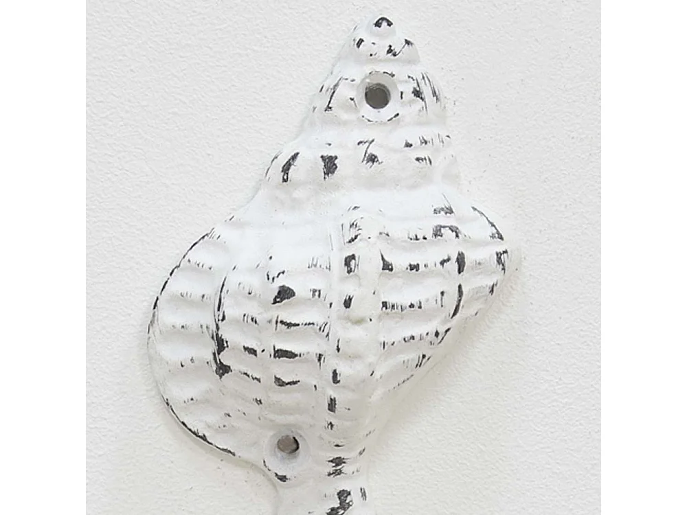 Patère en métal Coquillage  7 x 5 x 18 cm