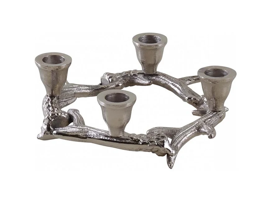 Bougeoirs bois de cerf en aluminium