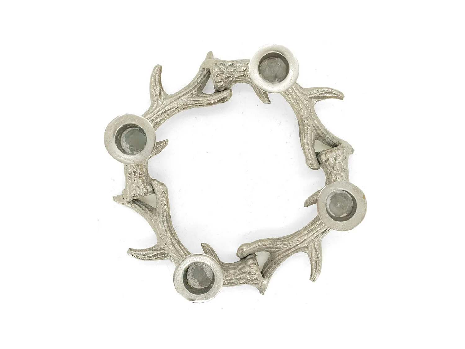 Bougeoirs bois de cerf en aluminium