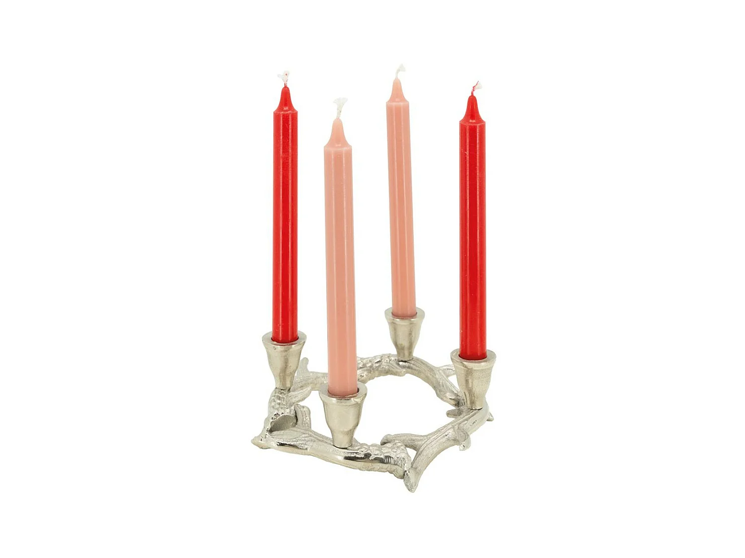 Bougeoirs bois de cerf en aluminium