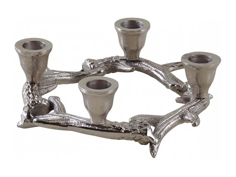 Bougeoirs bois de cerf en aluminium