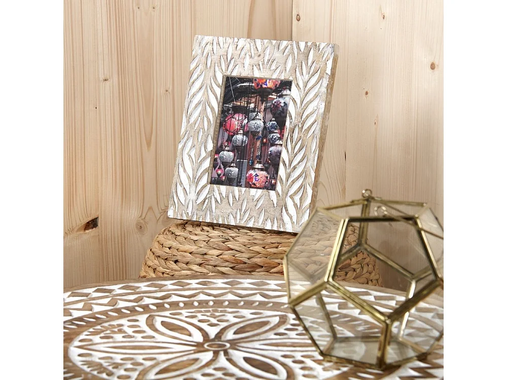 Photophore en verre et laiton avec poignée