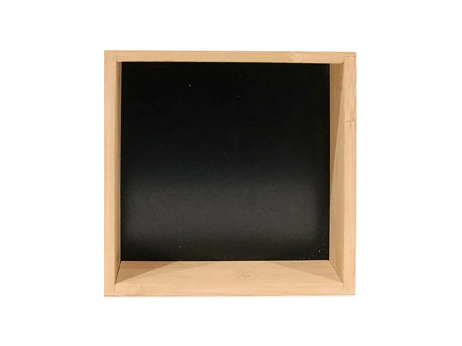 Rangement en bois pour tiroir fond noir (Lot de 3)