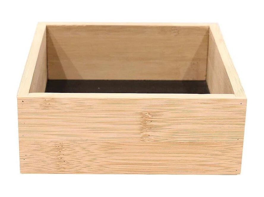 Rangement en bois pour tiroir fond noir (Lot de 3)