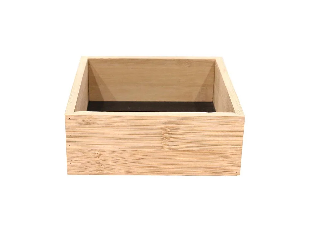 Rangement en bois pour tiroir fond noir (Lot de 3)