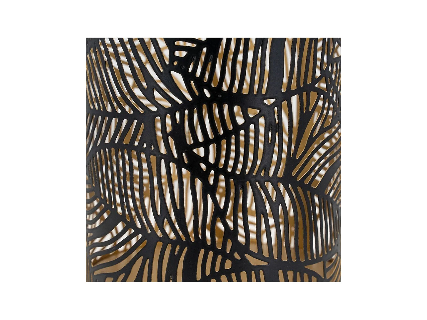 Photophores en métal Feuillage (Lot de 4)