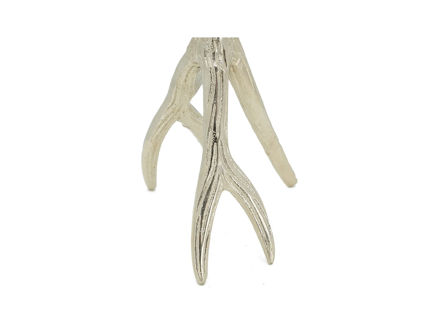 Bougeoir cerf en aluminium