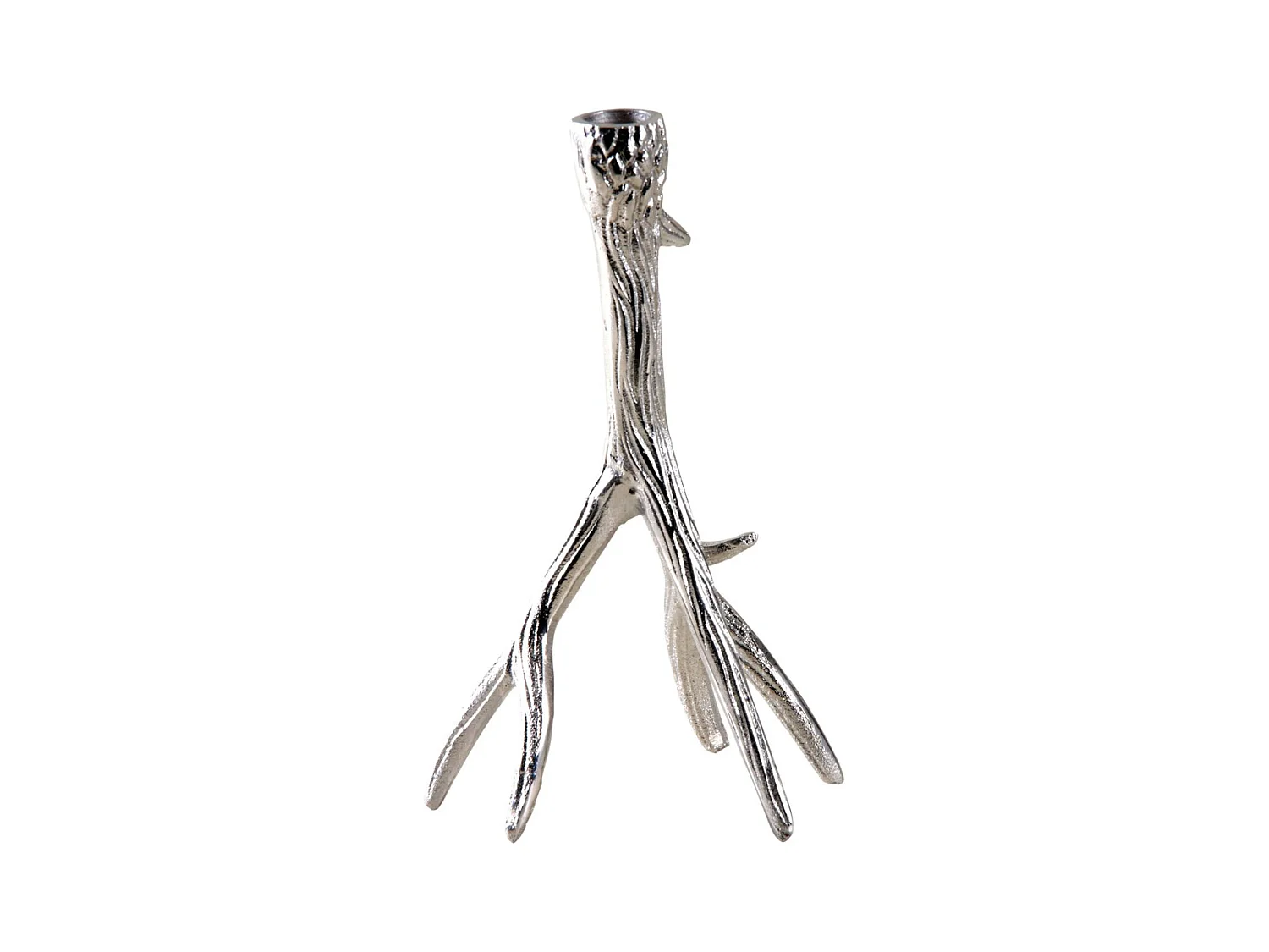 Bougeoir cerf en aluminium