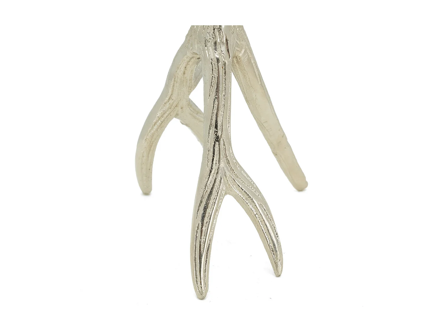 Bougeoir cerf en aluminium