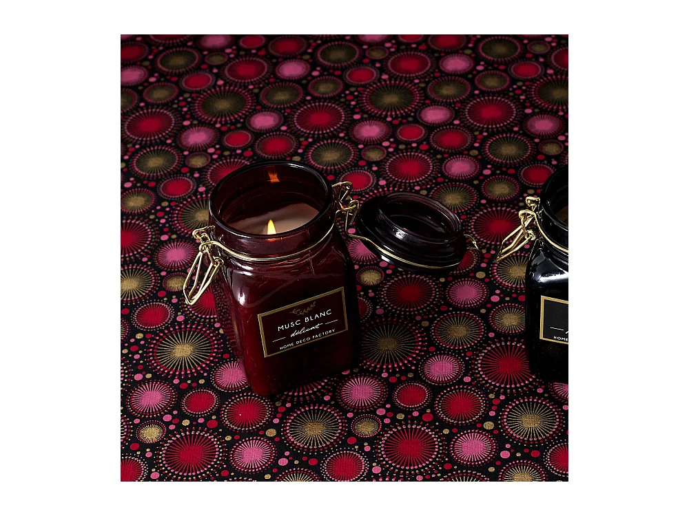 Bougie parfumée pot à clip apothicaire 9 x 6 x 11 cm (Lot de 2)