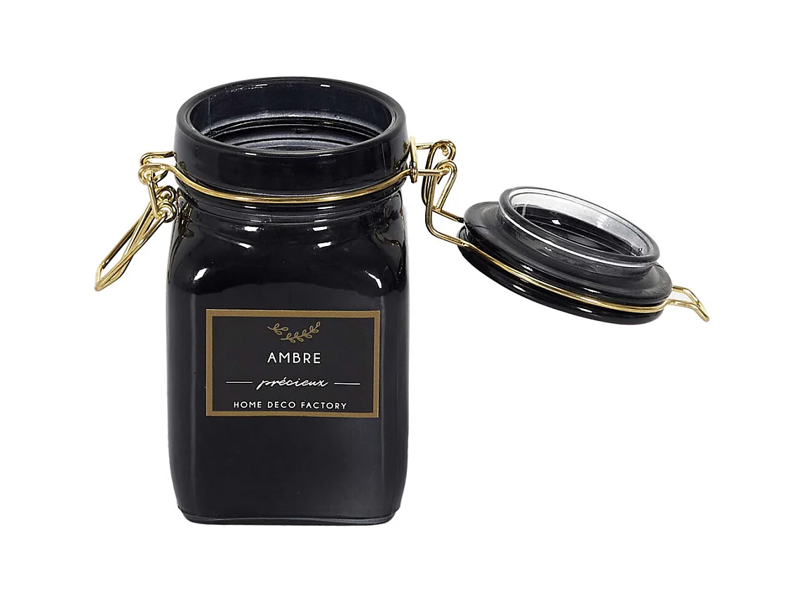 Bougie parfumée pot à clip apothicaire 9 x 6 x 11 cm (Lot de 2)