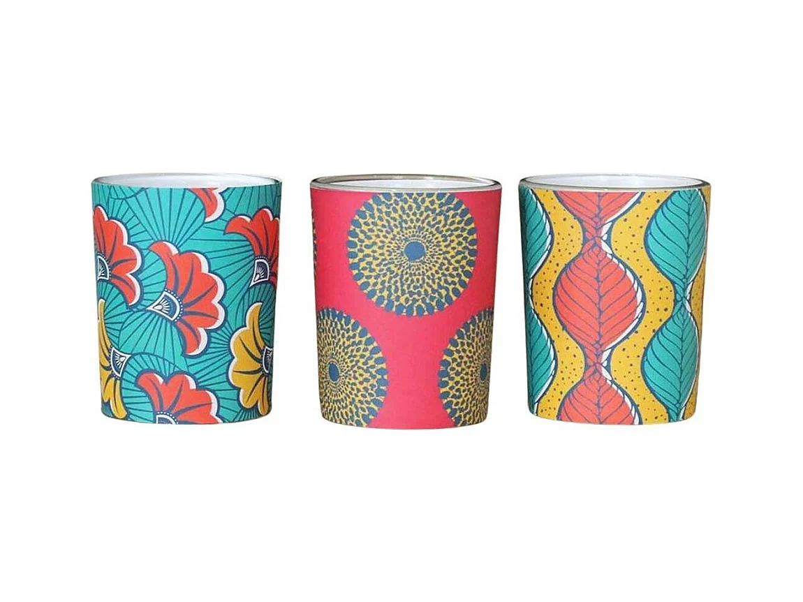 Duftkerzen "Votives Batik" (3-stück)