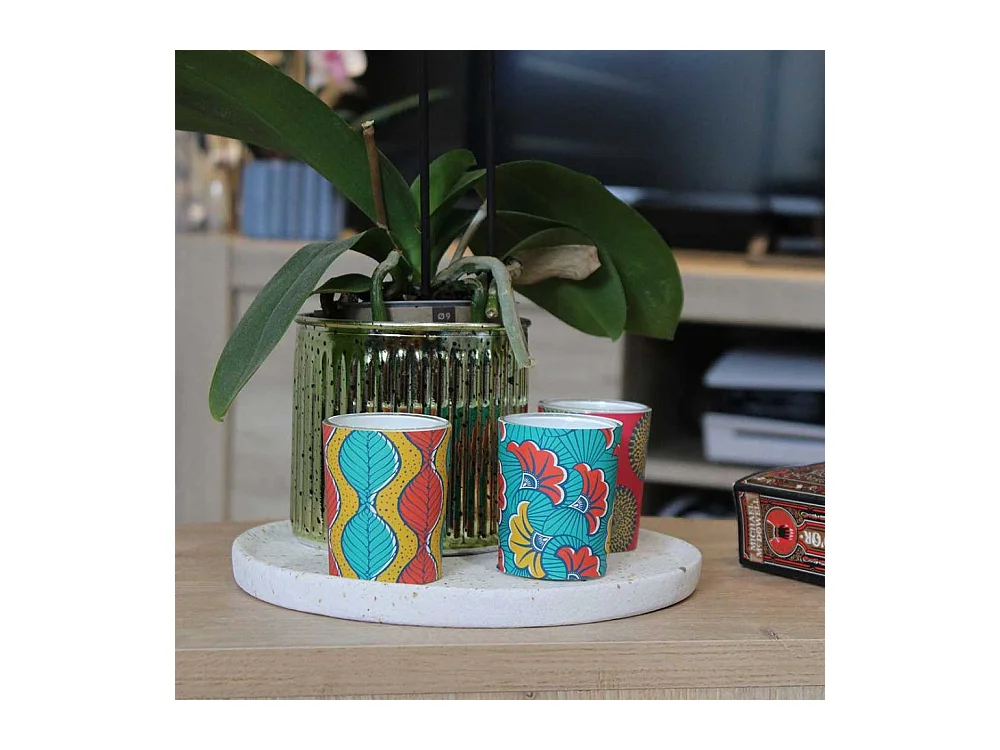 Duftkerzen "Votives Batik" (3-stück)