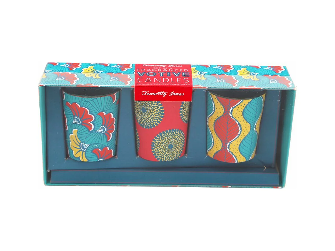 Duftkerzen "Votives Batik" (3-stück)