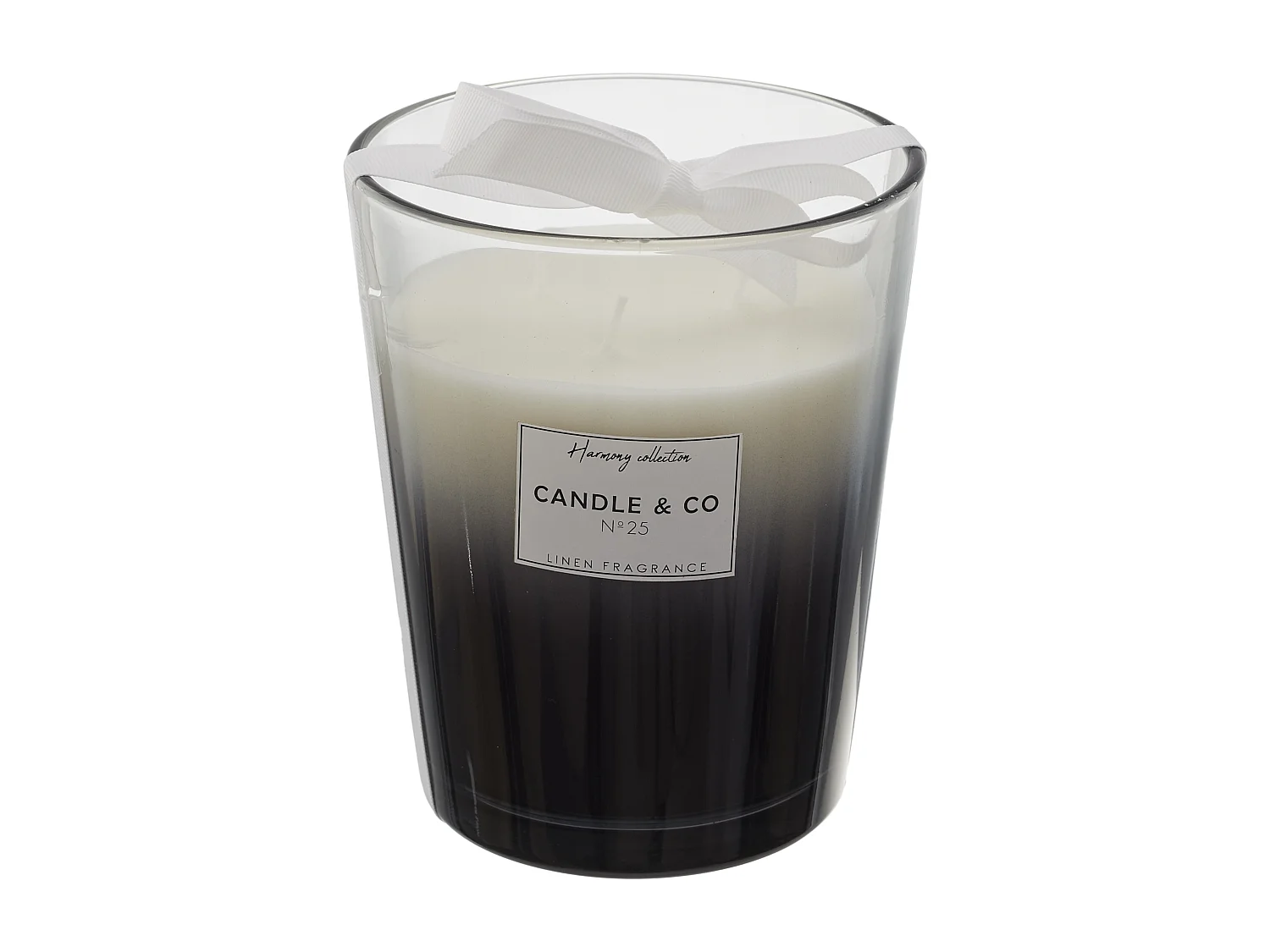 Bougie Parfumee Vase Noir Harmony H16cm Noir