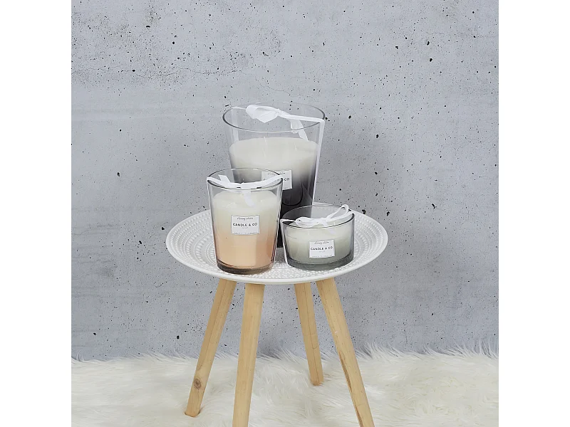 Bougie Parfumee Vase Noir Harmony H16cm Noir