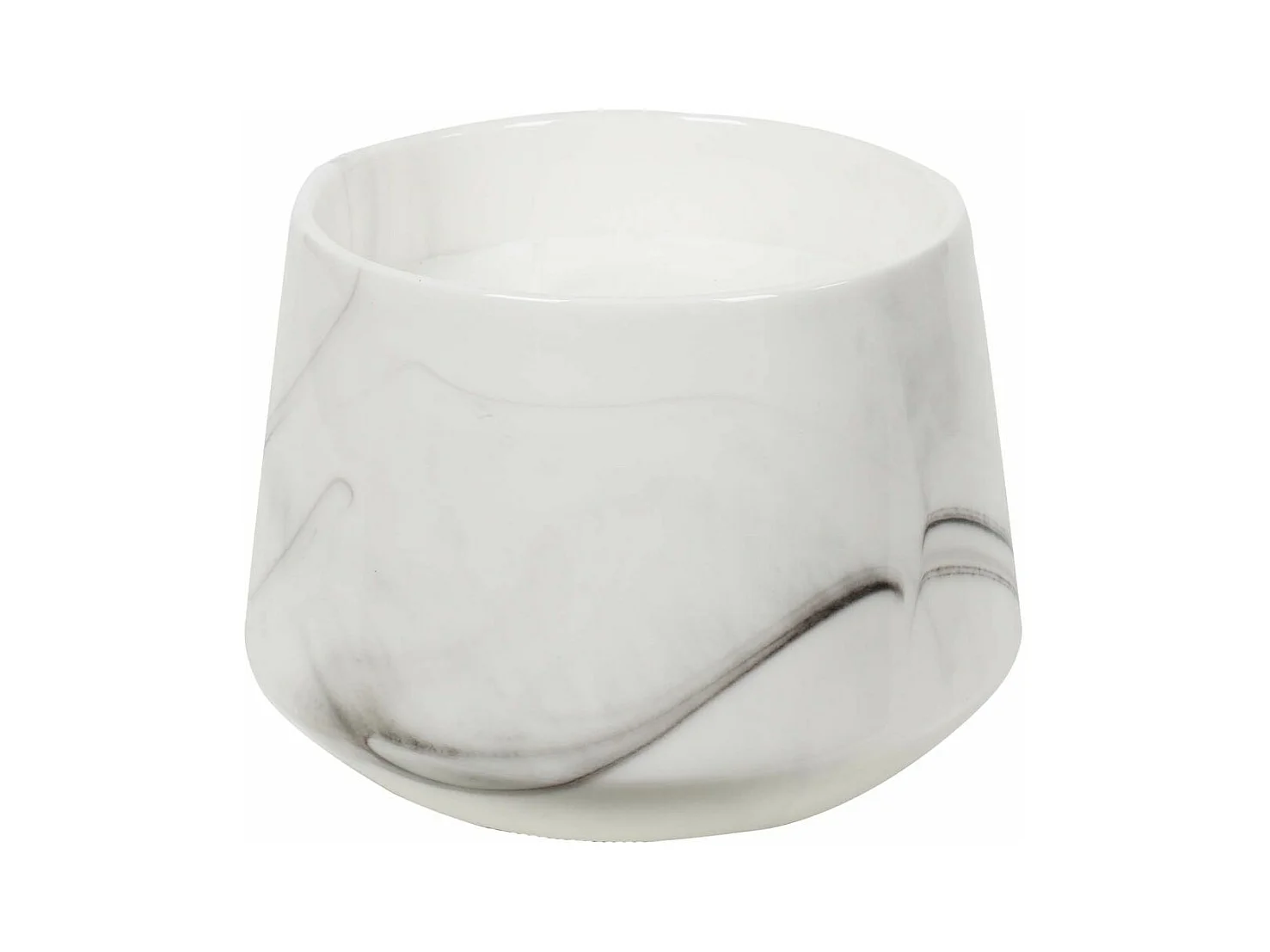 Duftkerze im Topf aus Dolomit mit Marmor Optik (Doppelpack)