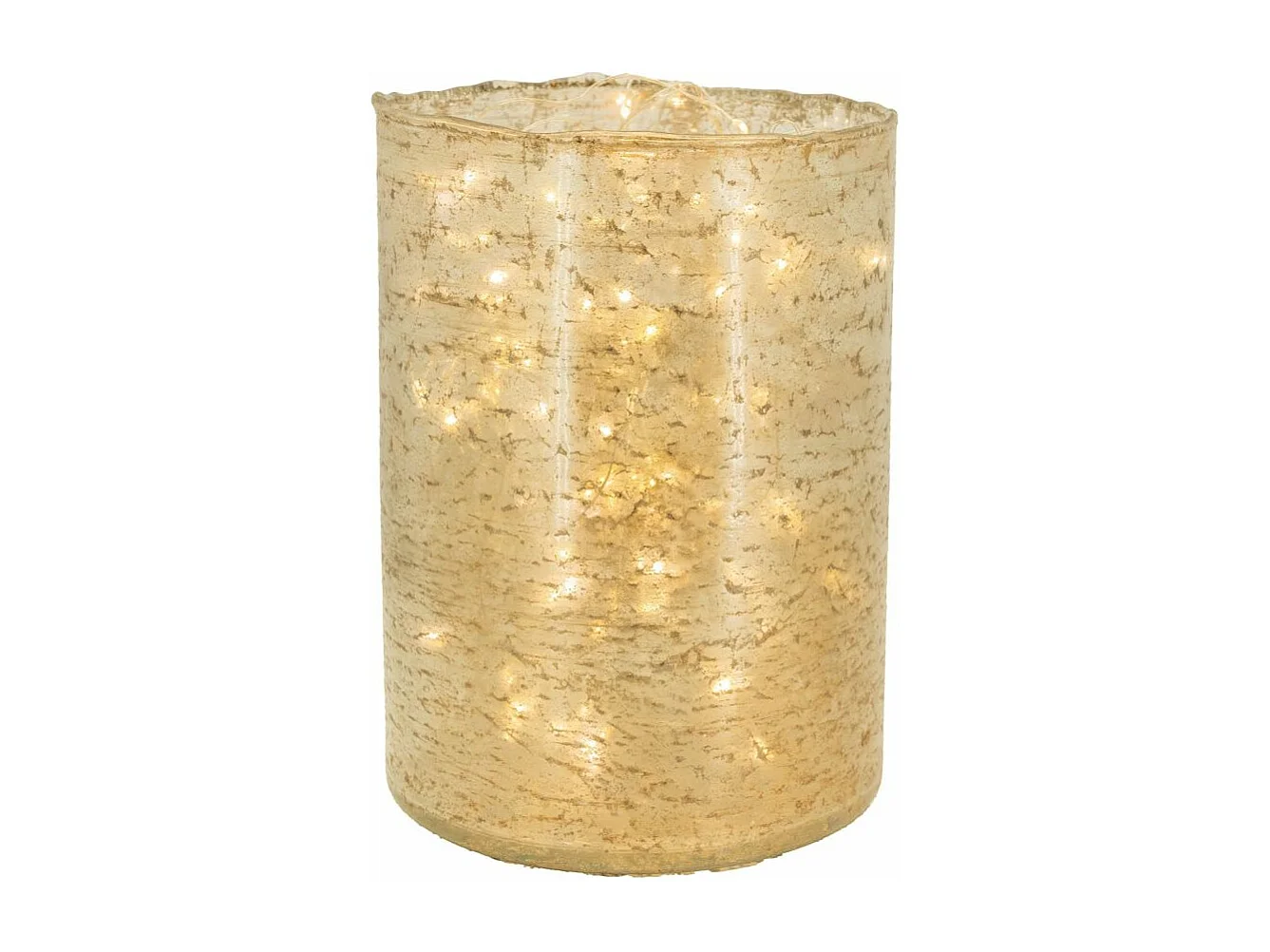 Antikes Windlicht aus Glas "Corea"