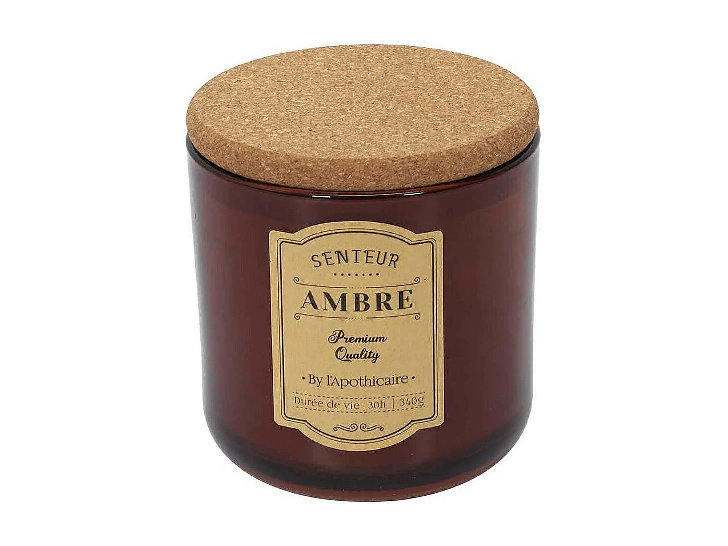 Bougie Parfumee Liege Apothicaire X3 Coffret Multicolore, Rouge, Blanc, Gris