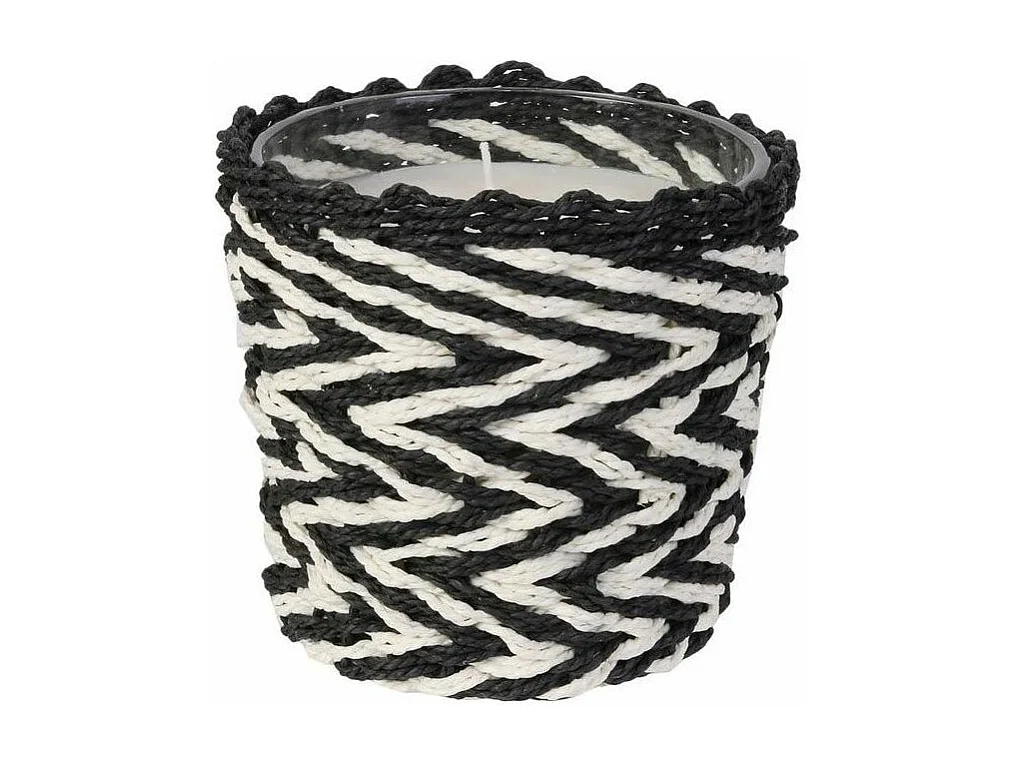 Vela perfumada 3 mechas diámetro 15cm base trenzada