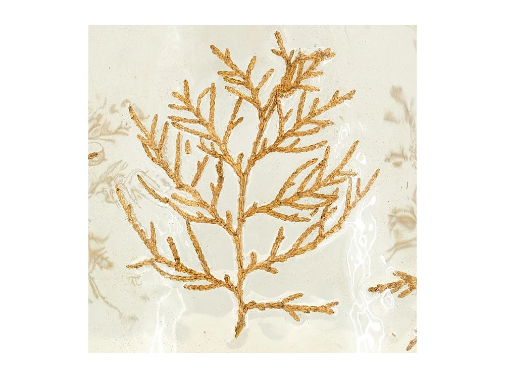 Photophore en verre Fougère Grand modèle