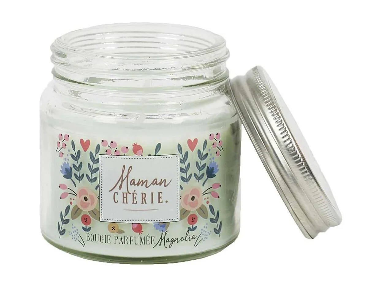 Bougie parfumée en pot Maman 6.5 cm (Lot de 2)