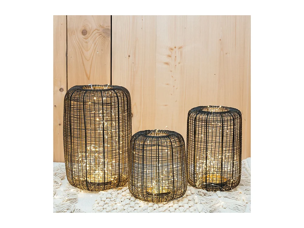 Portacandele in filo Modello grande