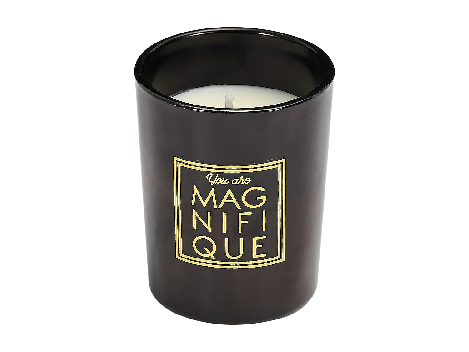 Juego de 4 velas perfumadas con flores de algodón Usted es