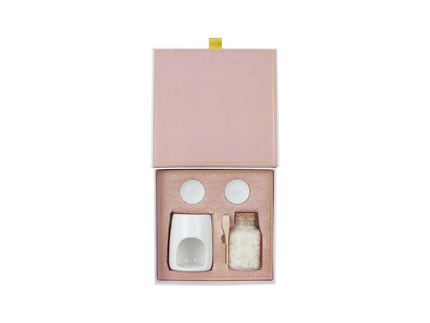 Scatola bruciaprofumi con cera profumata ai fiori di ciliegio