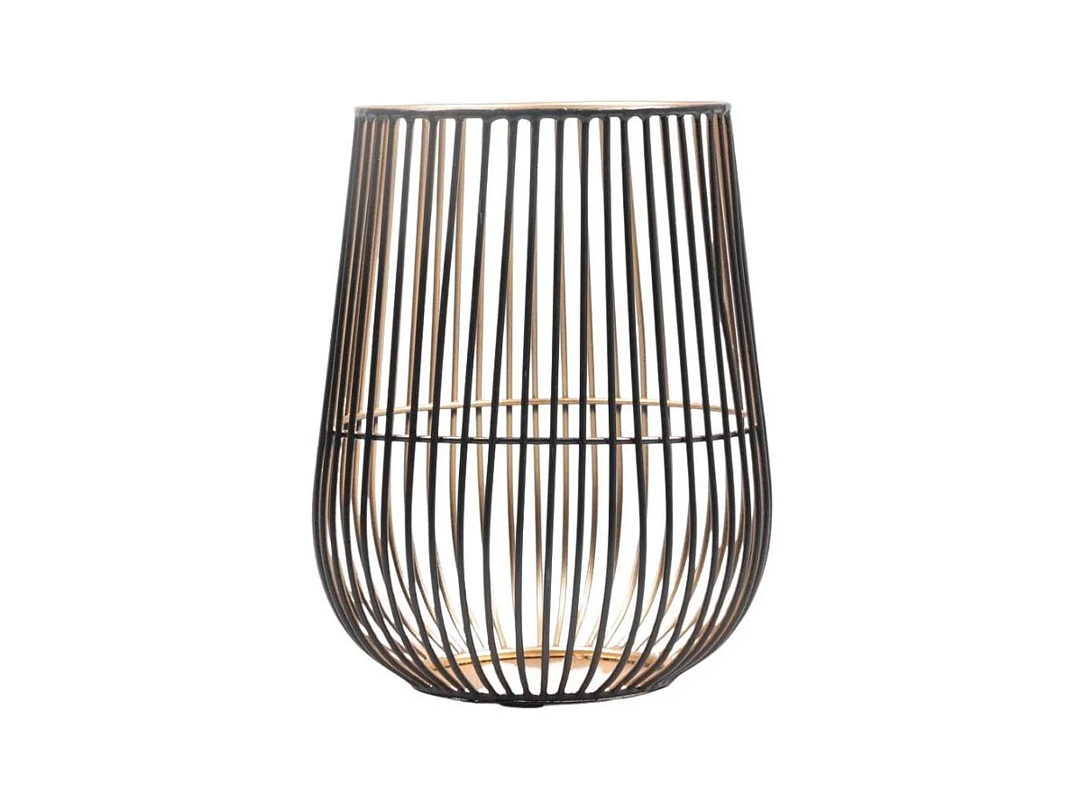 Photophore en fil de fer Andréa 16 x 23 cm