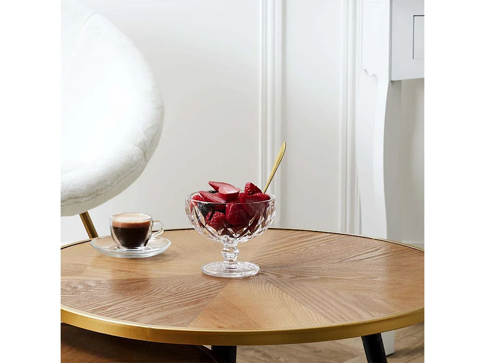 Lot De 2 Bougies Parfumees Coupelle H12cm Transparent