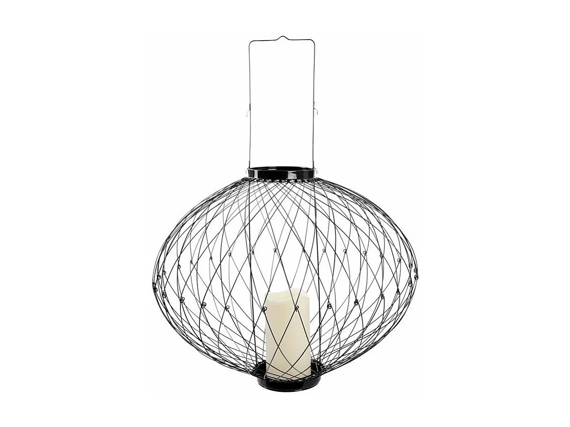 Lanterna retrattile con portacandela a LED