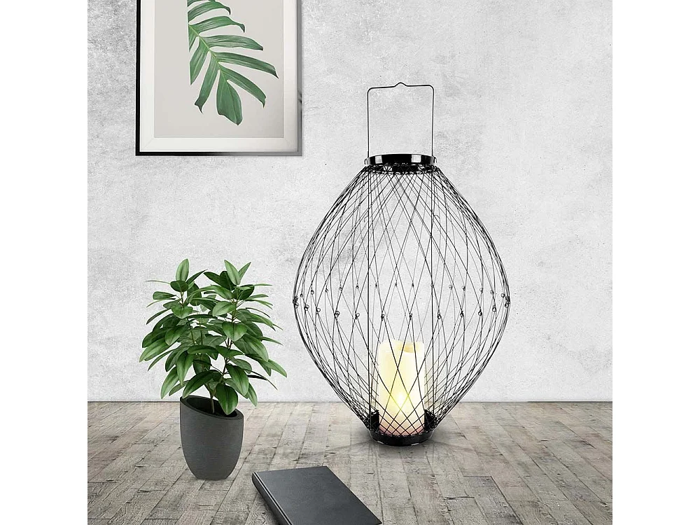 Lanterna retrattile con portacandela a LED