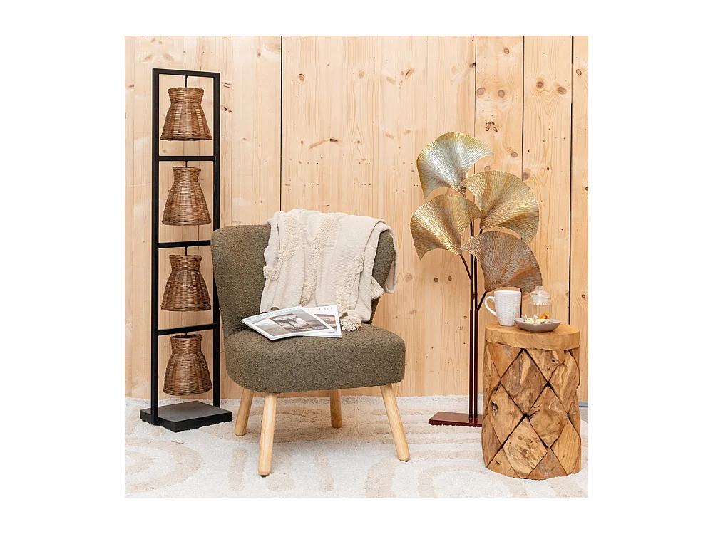 Photophore sur pied artdéco