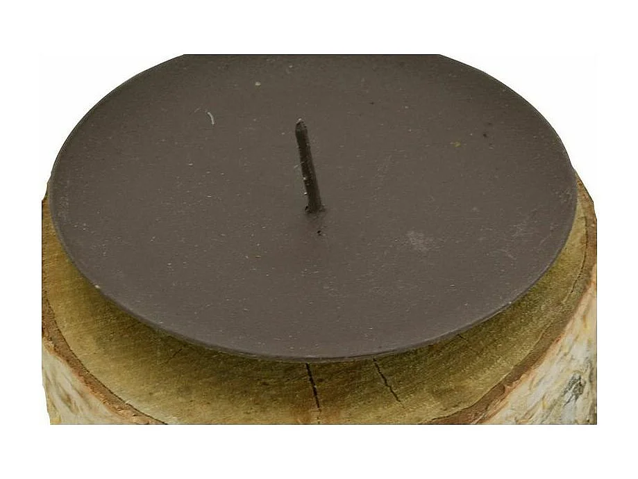 Kerzenhalter aus Birkenholz und Metall (3er-Pack)