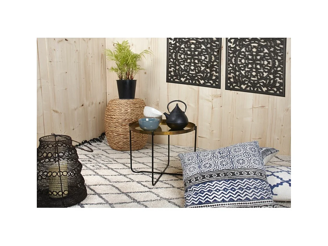 Photophore métal cuivré antique