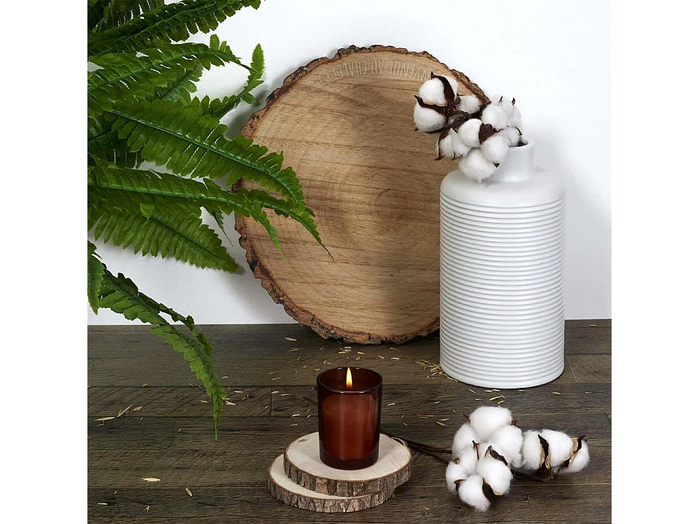 Lot de 2 Bougies à Confectionner "DIY" 6cm Marron