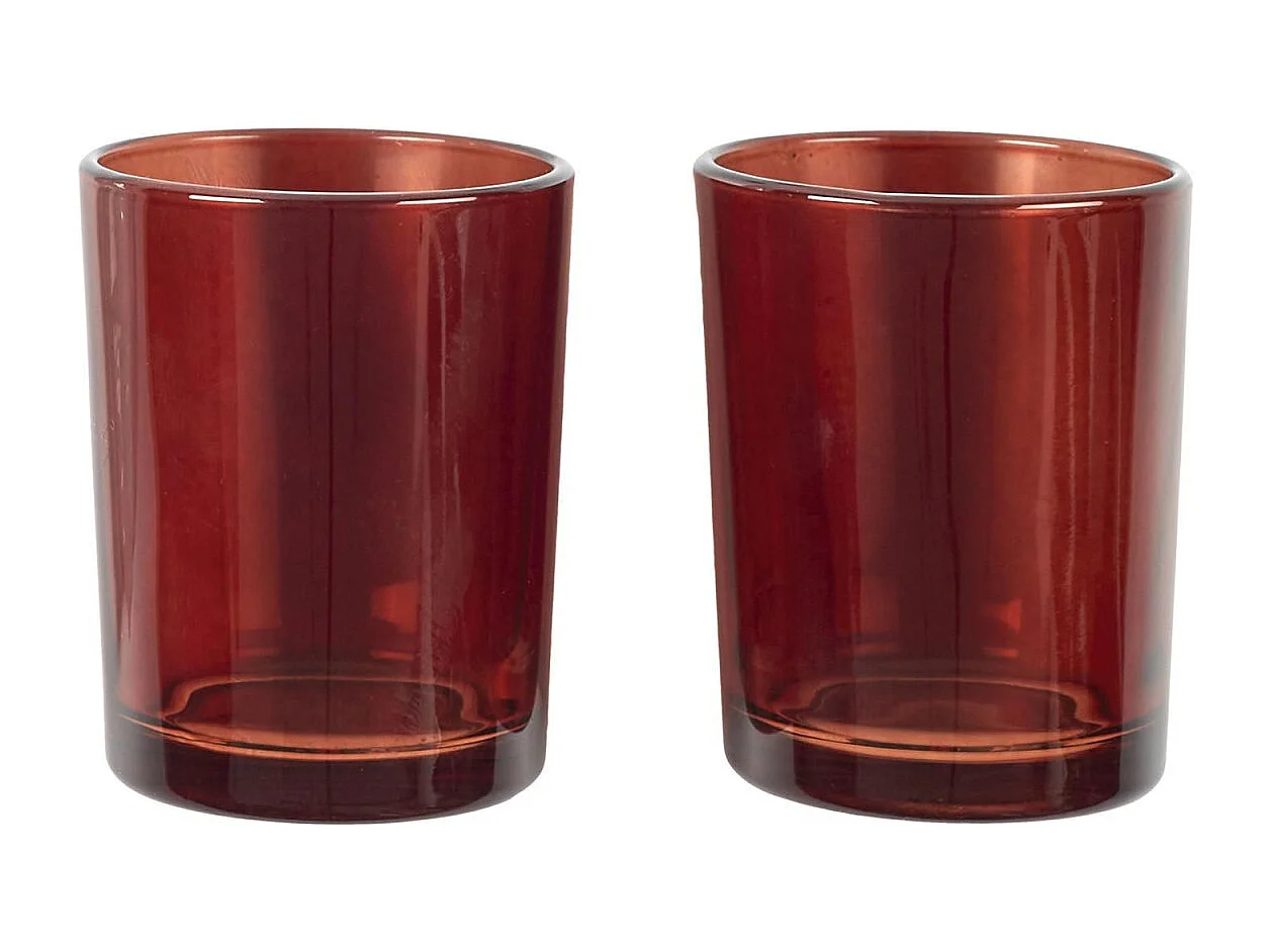 Lot de 2 Bougies à Confectionner "DIY" 6cm Marron