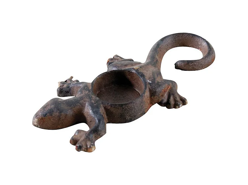 Photophore Lézard en fonte
