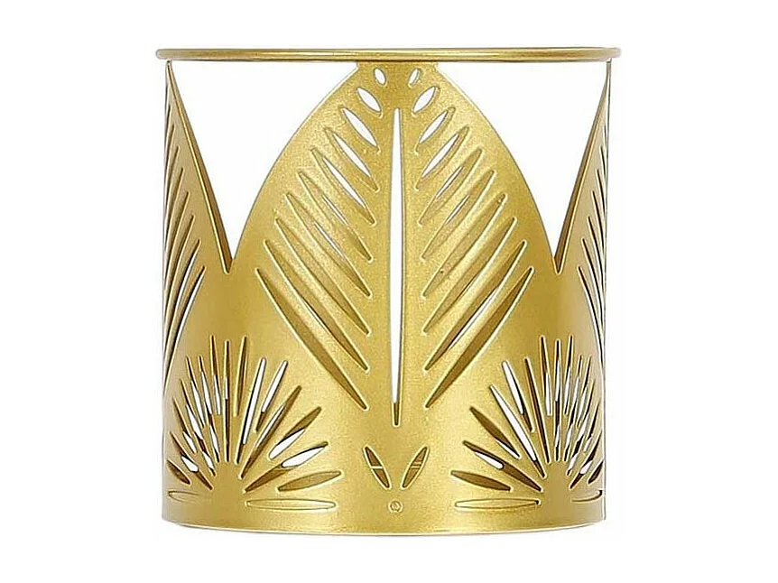 Photophore Déco "Ciselé" 11cm Or