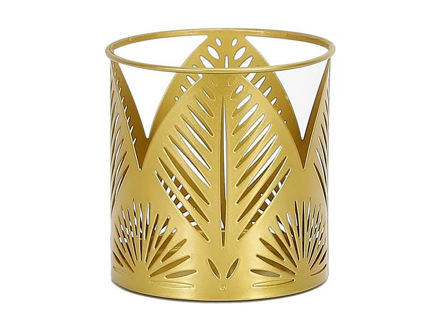 Photophore Déco "Ciselé" 11cm Or