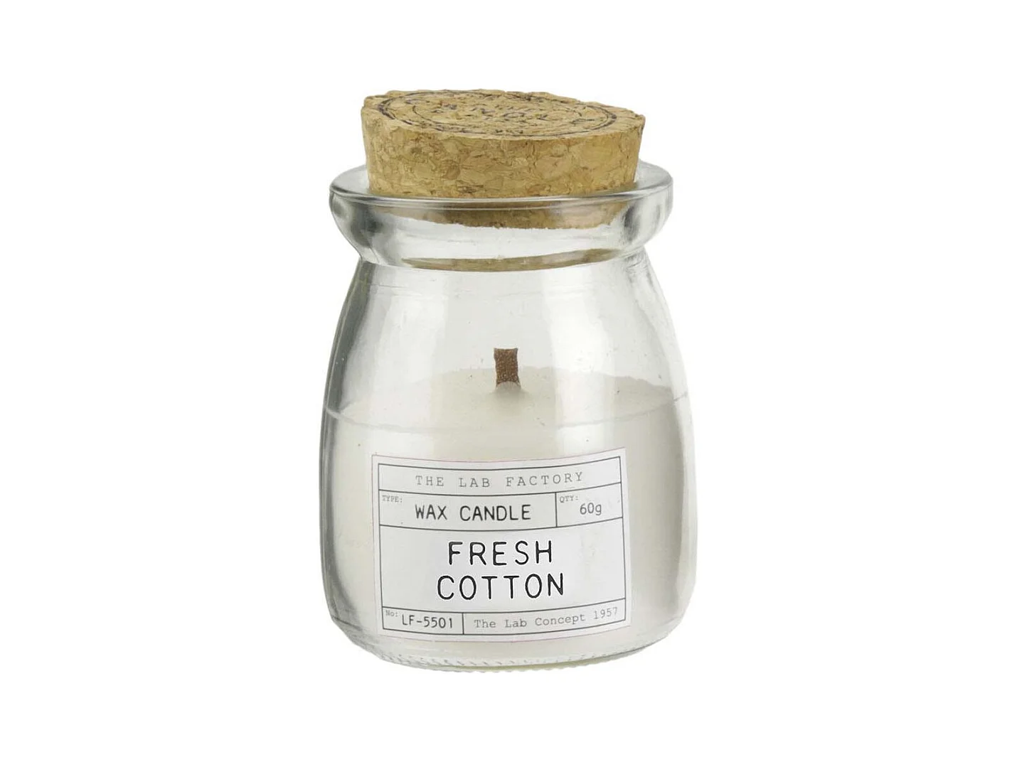 Bougies parfumées couvercle en liège 8.5 cm (Lot de 4)