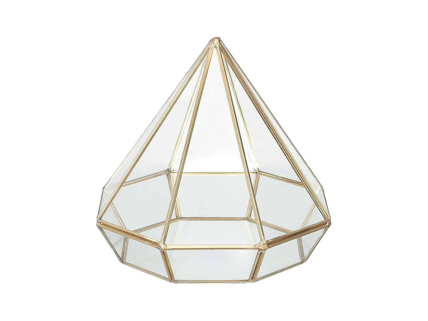 Photophore Design "Diamant" 7cm Or