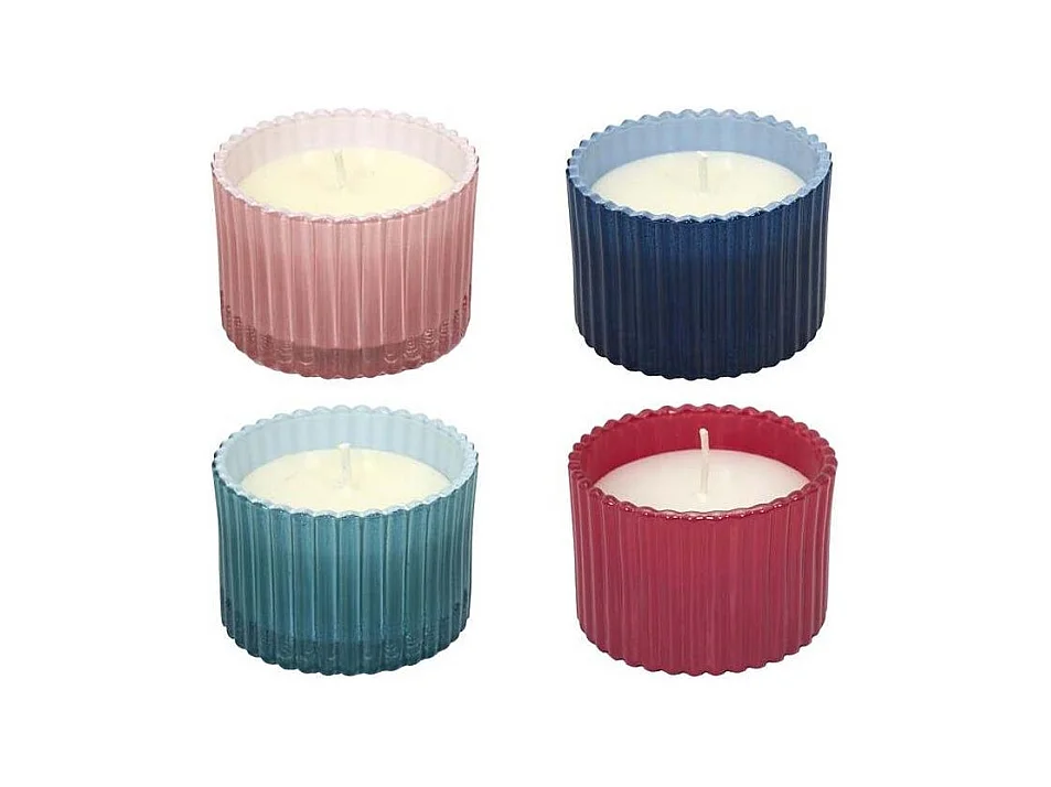 Bougie parfumée message caché 6 cm 4 modèles assortis
