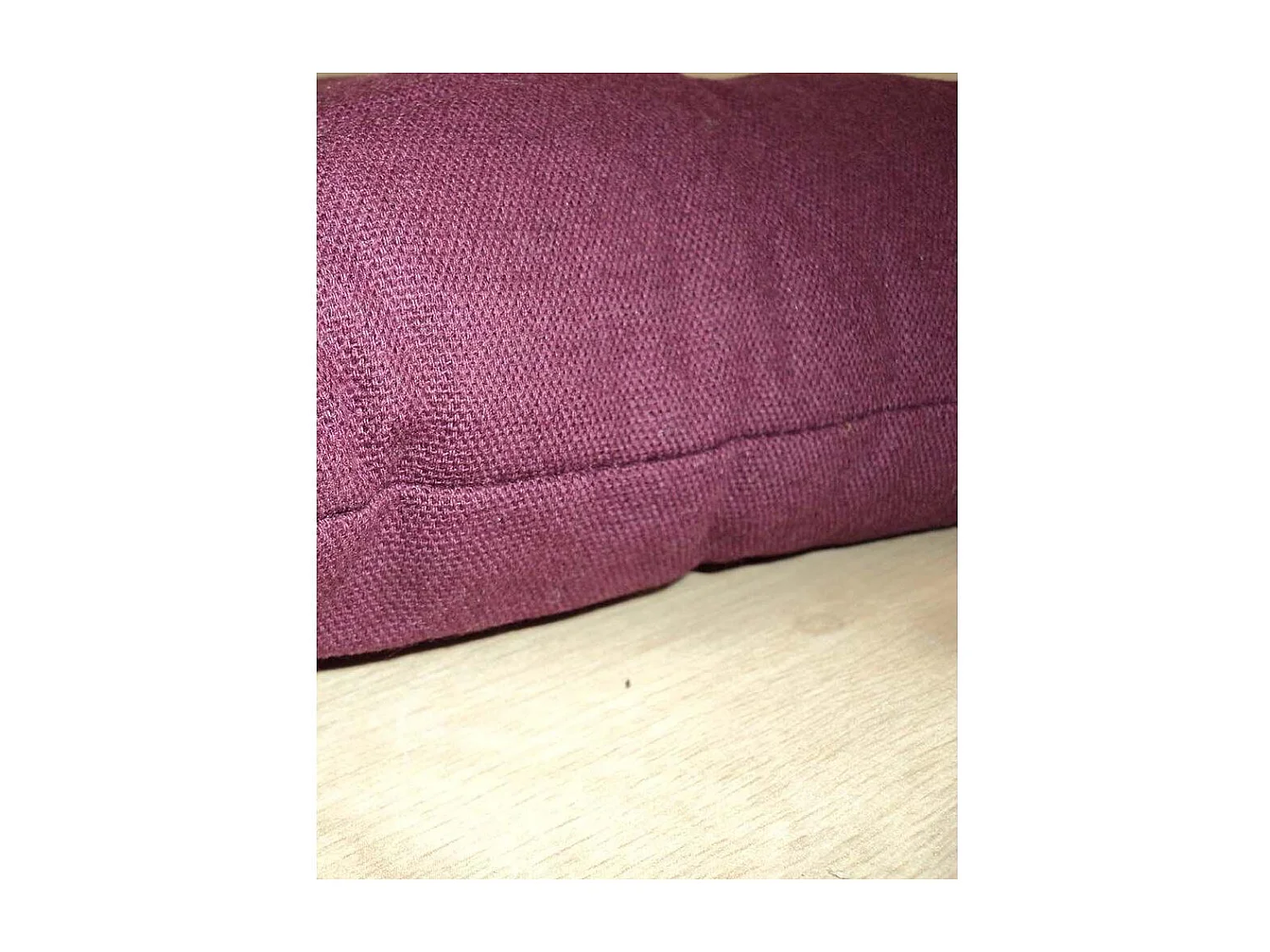 Galette de chaise en coton uni 40 cm 8 points (Lot de 2)