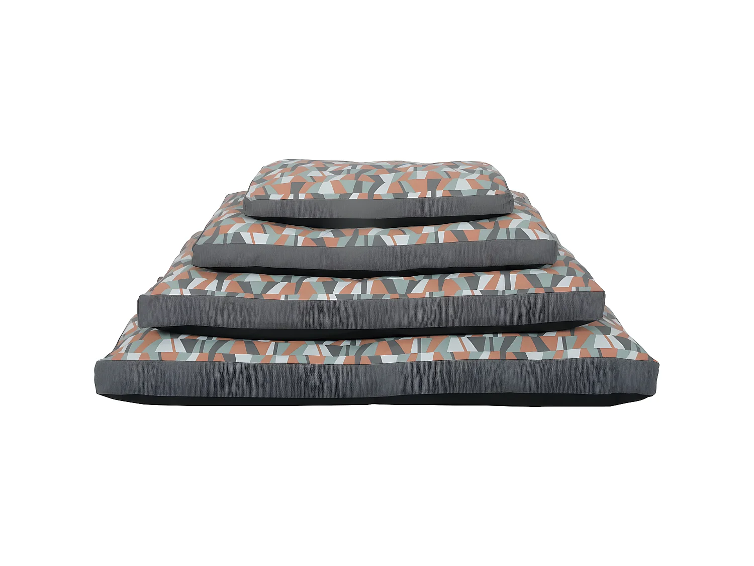 Un cojín acolchado de madera verde de 120 cm con funda extraíble