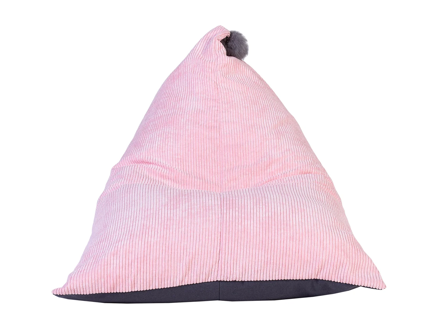 Pouf Velours Cotele Rose Malo