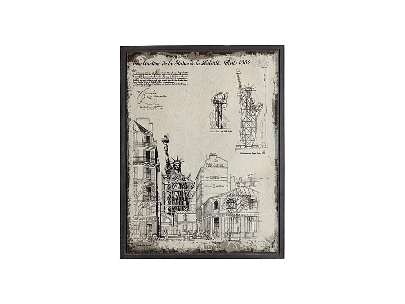 Gemälde Holzarchitekt Freiheitsstatue